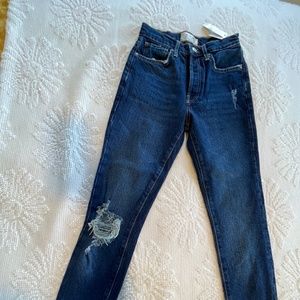 NWT Free People We The Free Distressed Skinny Jeans Size 25